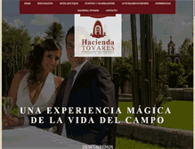 Tablet Screenshot of haciendatovares.org